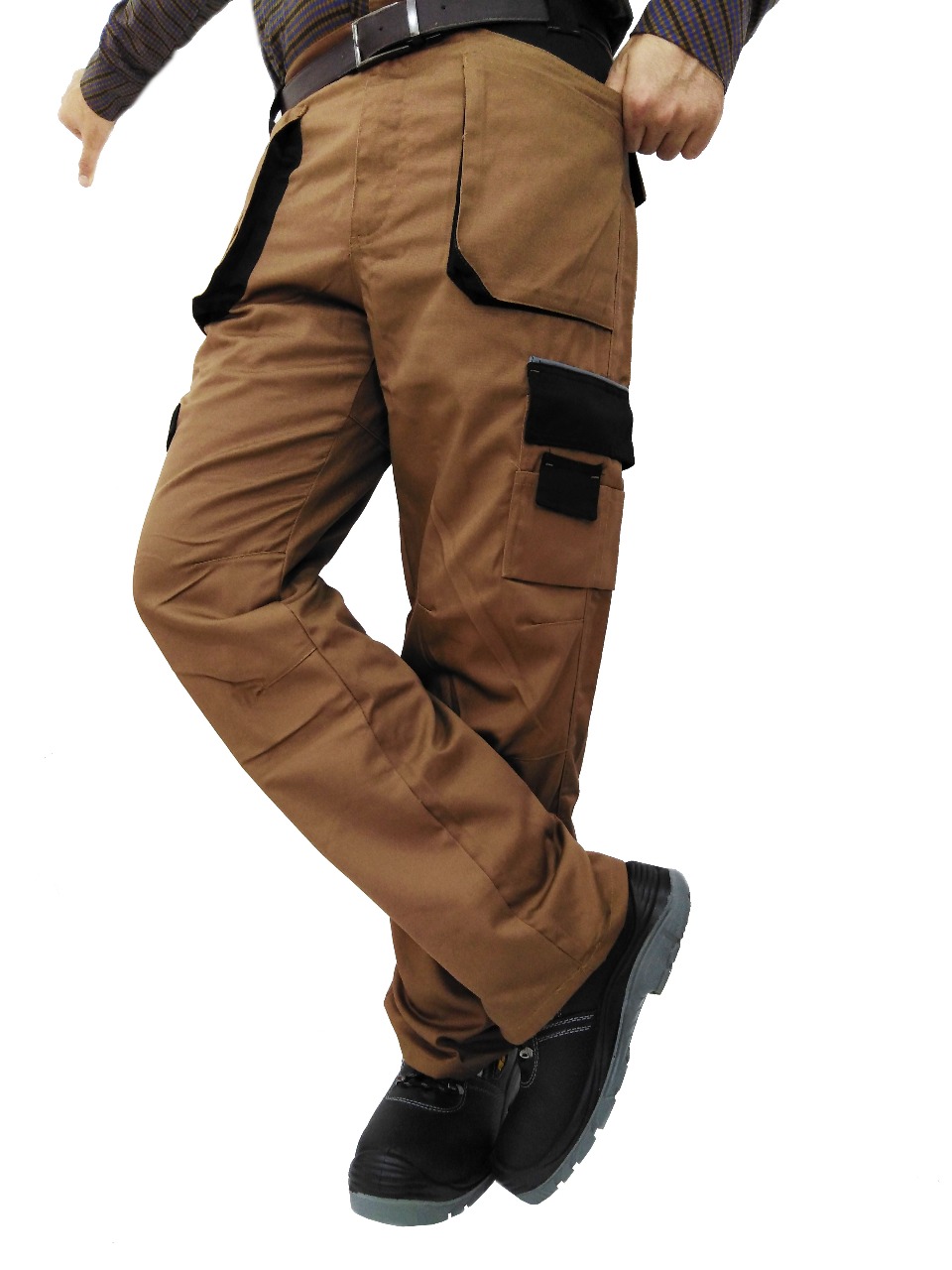 Brown Cotton Cargo Pant Uniform Dubai